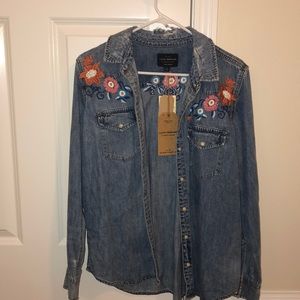 Lucky brand denim button down